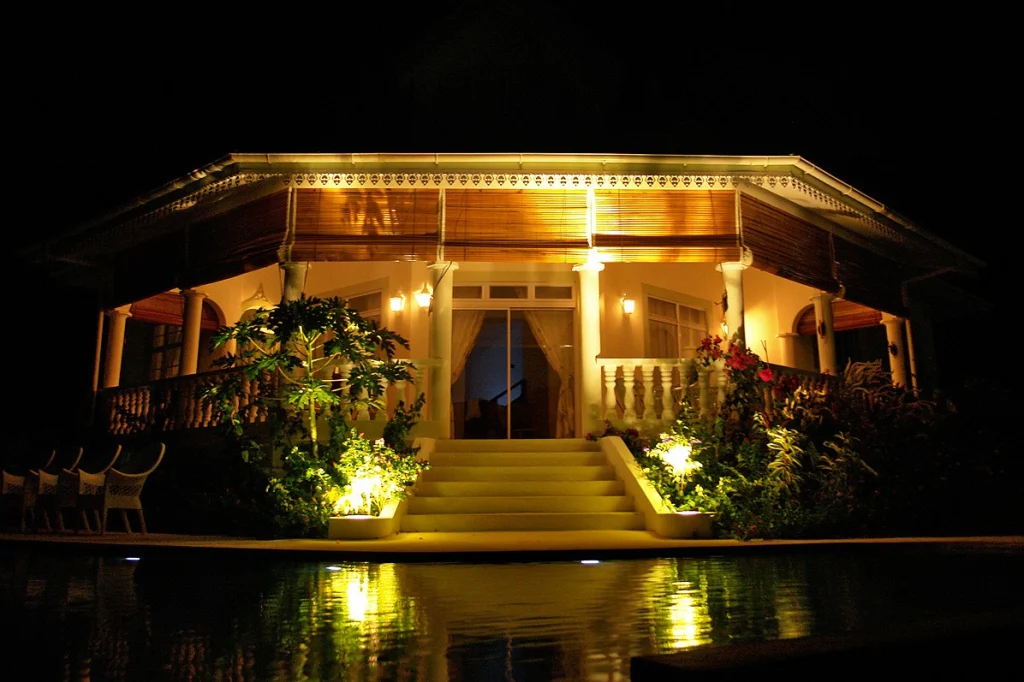 La piscina di Villa Mahè