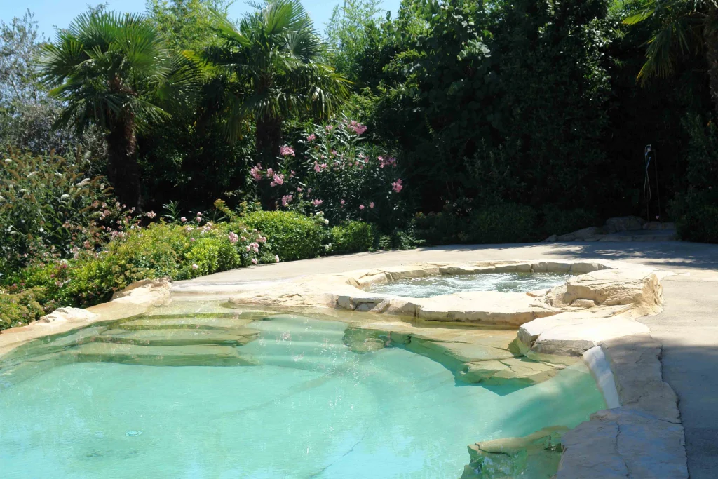 A Pool Blending into Nature