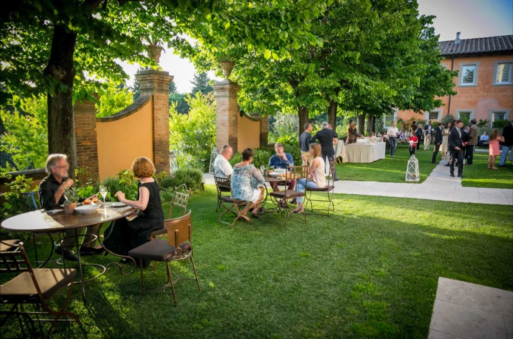 I giardini Paghera, teatro di grandi feste
