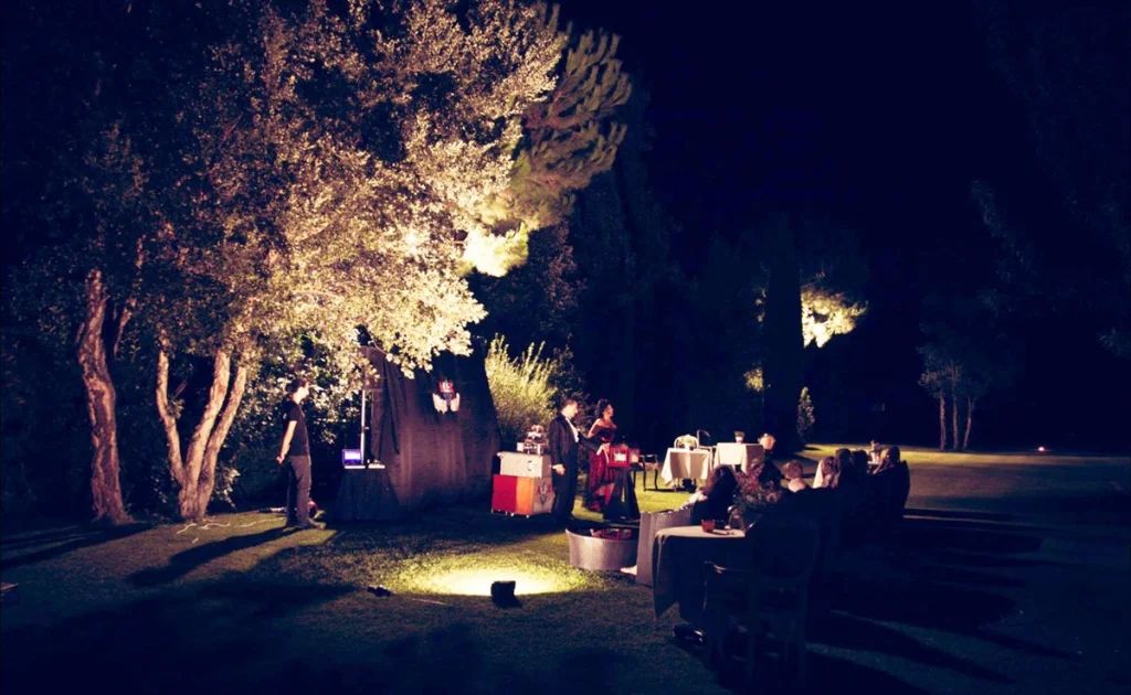 I giardini Paghera, teatro di grandi feste