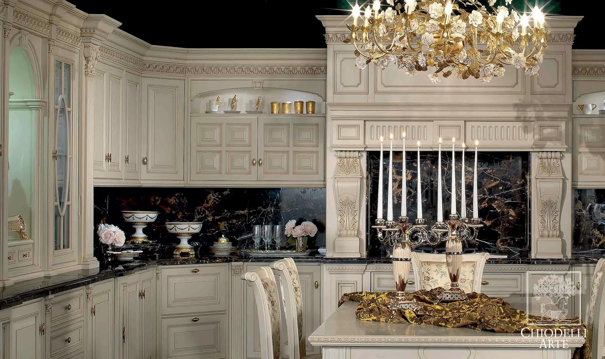 Una cucina dal taglio classico