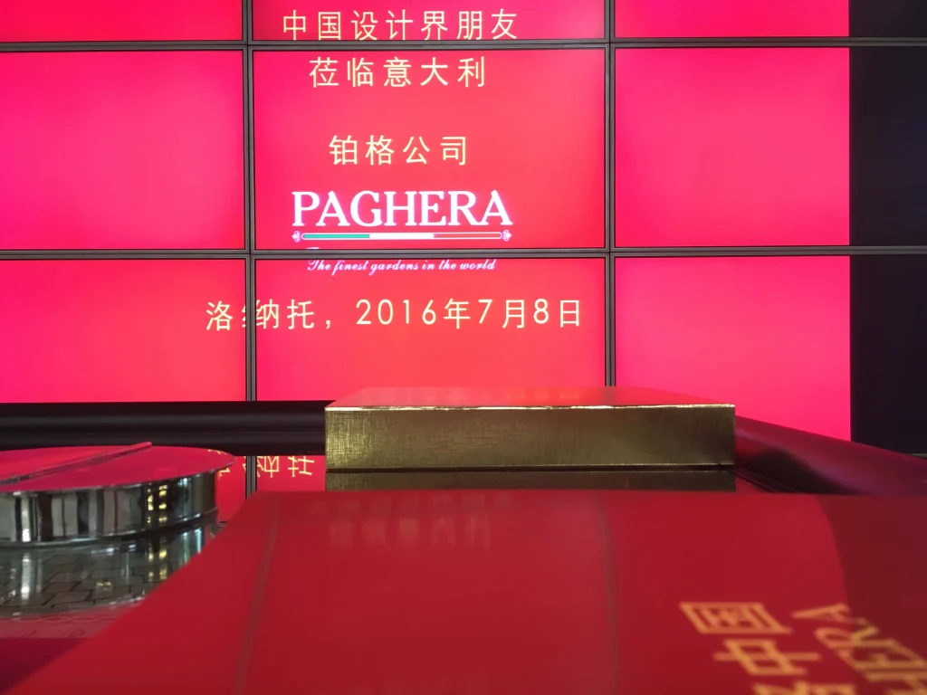 Chinese architects guests in Paghera’s headquarters