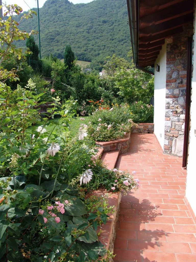 A Small Garden Bursting with Color