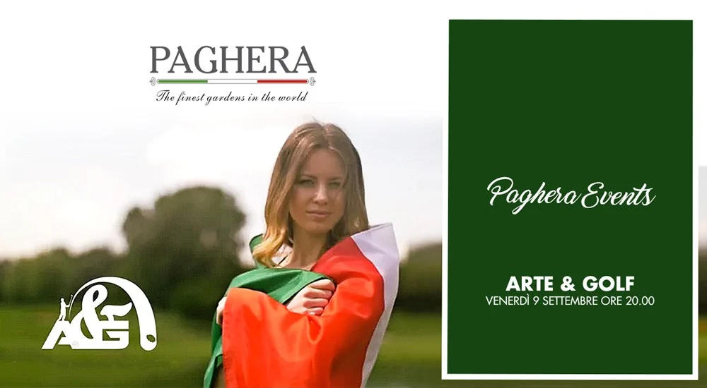 I Giardini Paghera ospitano l'aperitivo Arte&Golf 2016