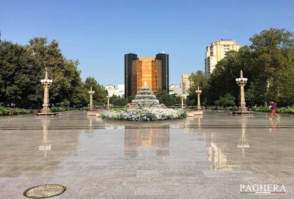 Banca Centrale dell’Azerbaijan – Giardini simbolici