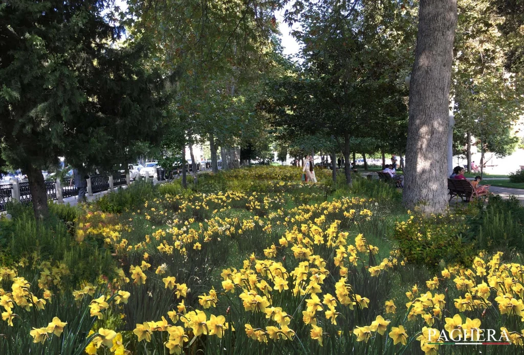Banca Centrale dell’Azerbaijan – Giardini simbolici
