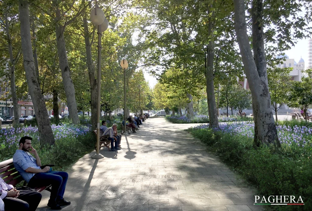 Banca Centrale dell’Azerbaijan – Giardini simbolici