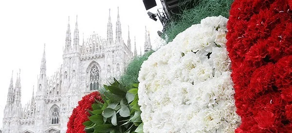 Concert in Piazza Duomo, Milan – “Vegetal tricolours for the Republic’s Day”