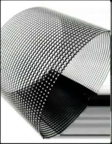 Dettaglio della pellicola LED trasparente