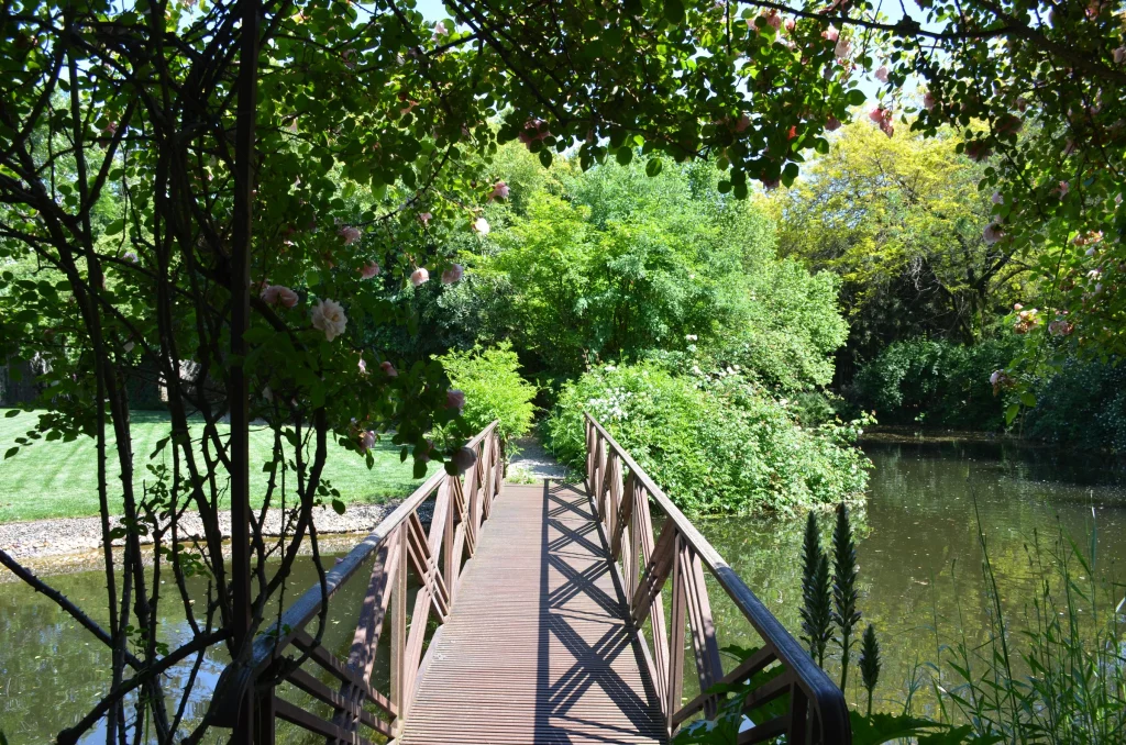 Il parco della sede Paghera a Lonato del Garda