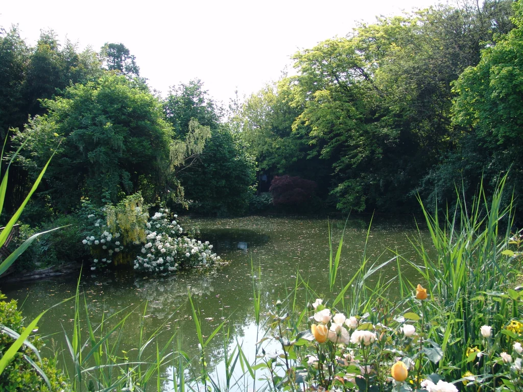 Il parco della sede Paghera a Lonato del Garda