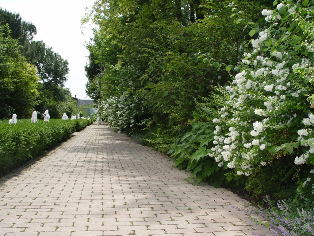 Il parco della sede Paghera a Lonato del Garda