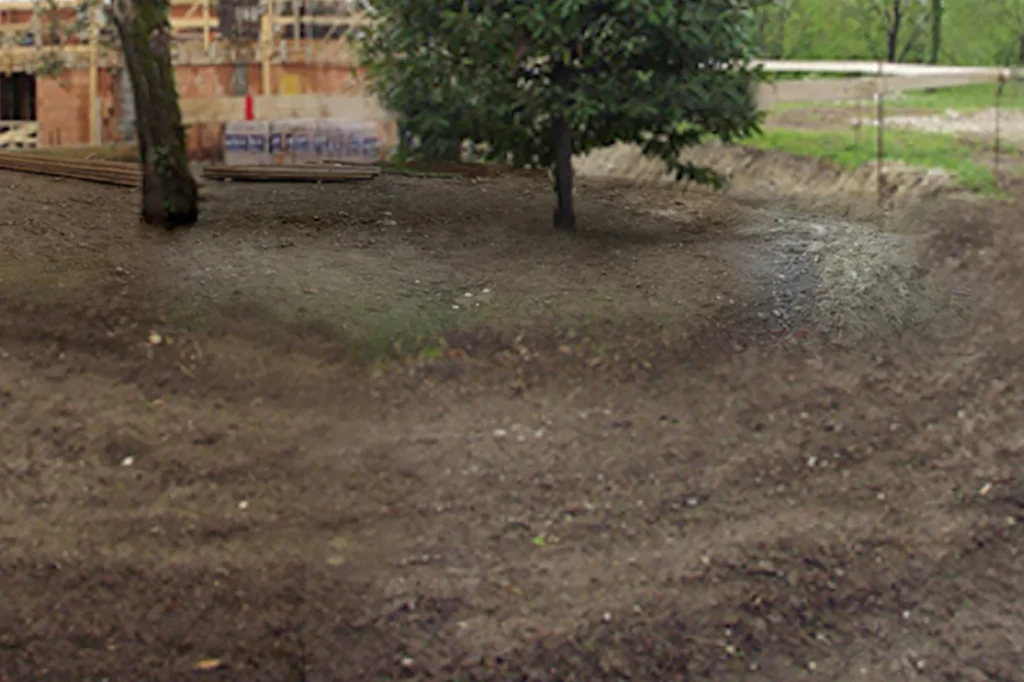 Giardino sul lago, prima dei lavori