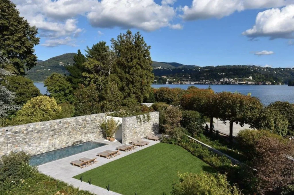 Giardino sul lago, a lavori finiti