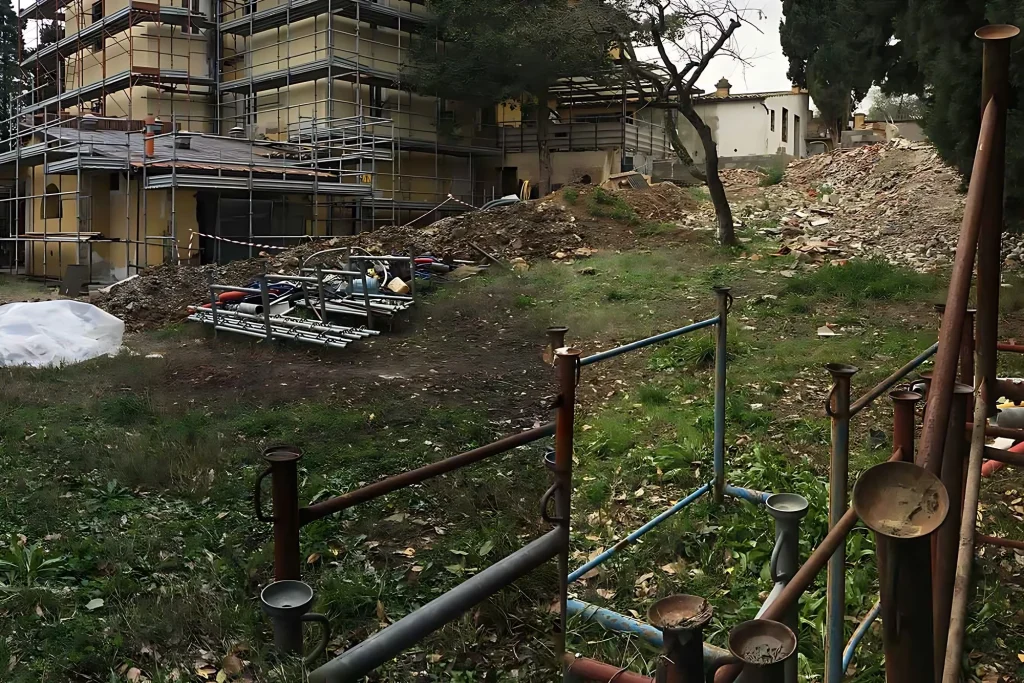 Giardino di villa, prima dei lavori