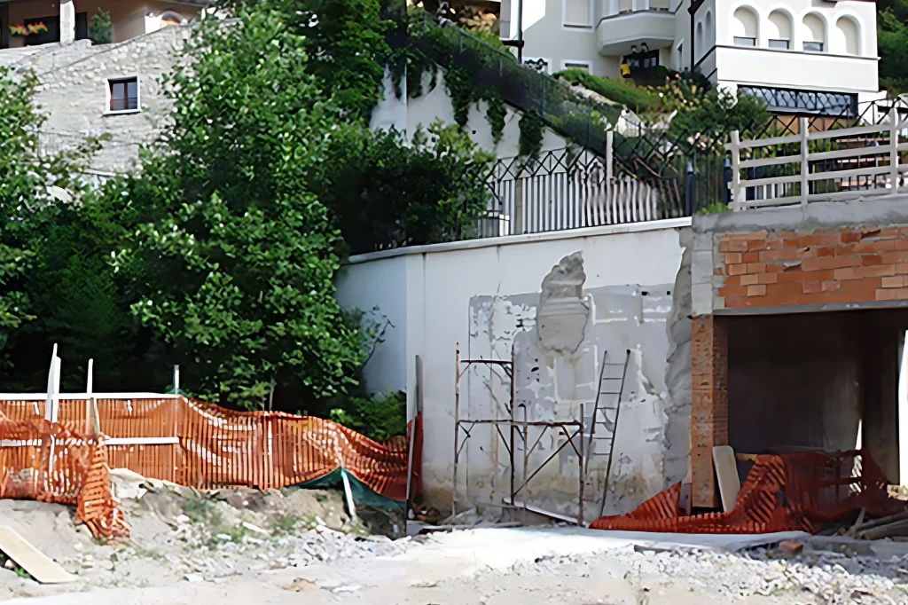 Giardino di villa, prima dei lavori