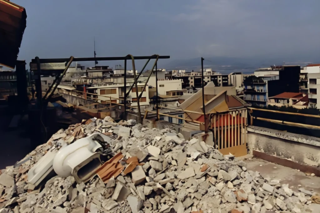 Terrazza in città, prima dei lavori