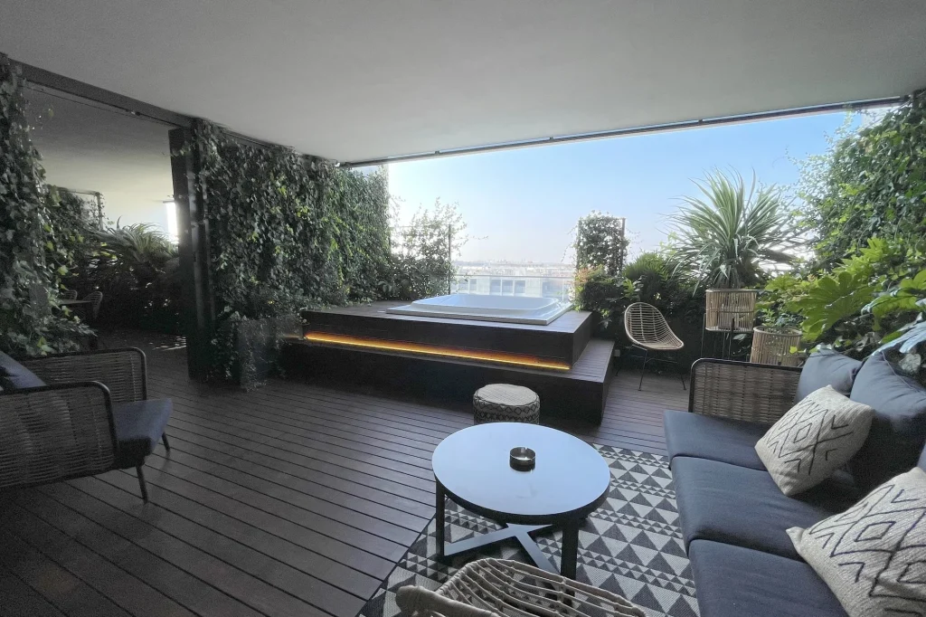 Terrazza in città, a lavori finiti